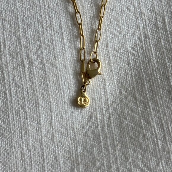 Gorjana Kara Padlock Charm Necklace - Picture 3 of 5
